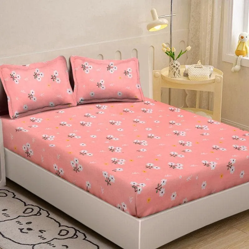 Ditsy Beauties Printed Bedsheet - 150 GSM media 1
