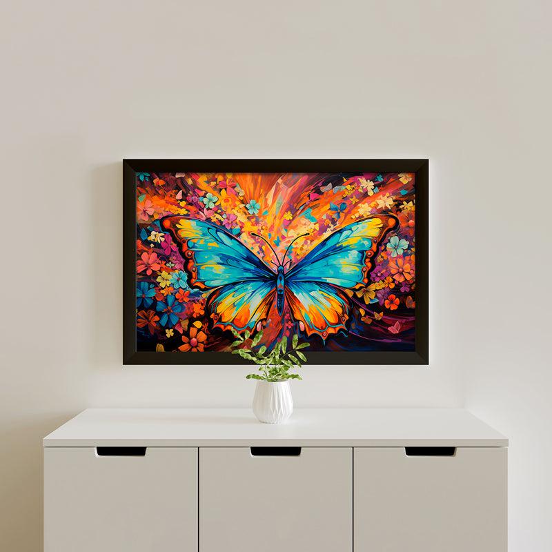 Butterfly Allure Wall Painting