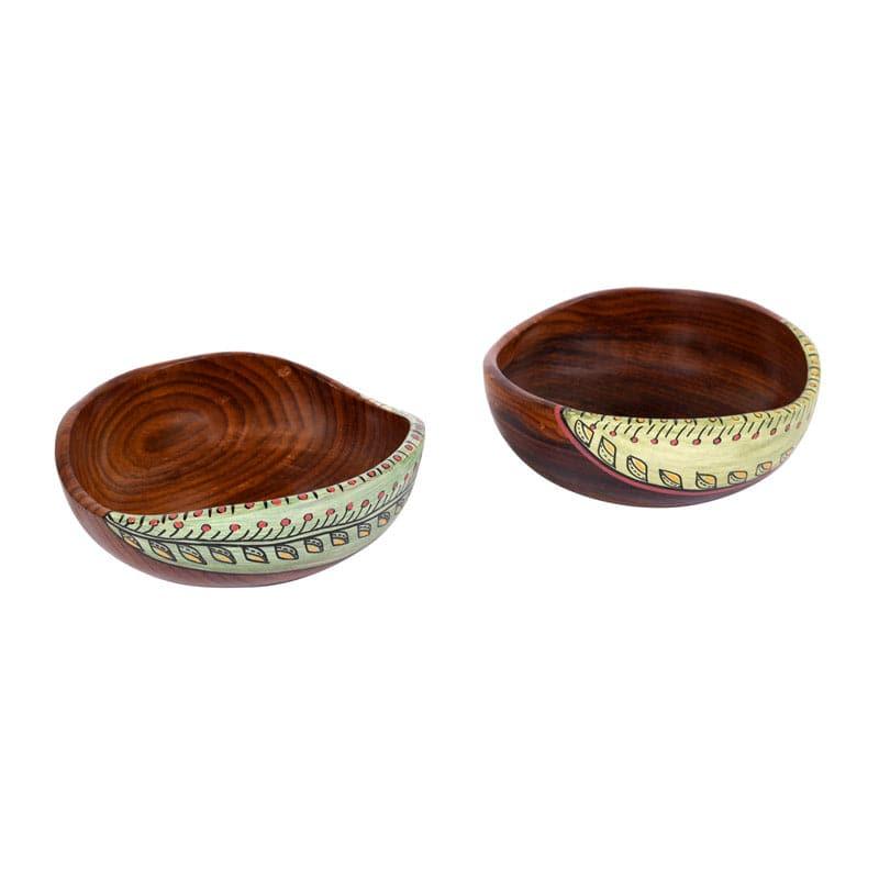 Viyasa Wooden Bowl - Set Of Two media 5