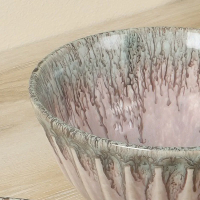 Ceramic Serving Bowls (Pink) - 700 mL media 6