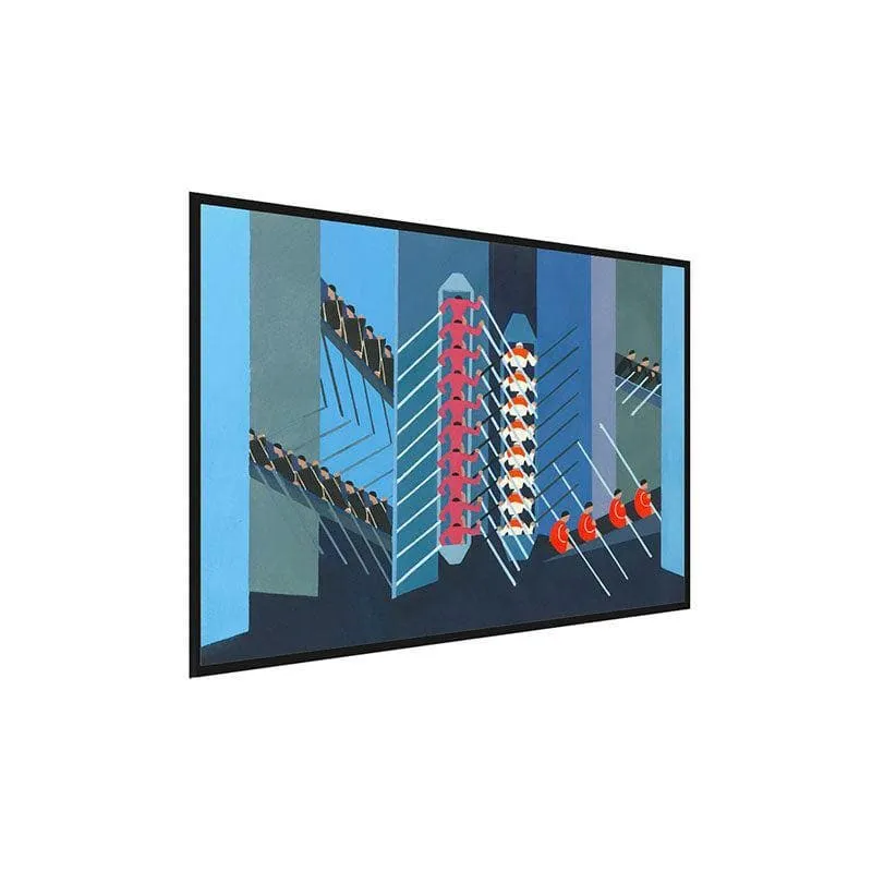 Maquette Canvas Painting - Black Frame media 3