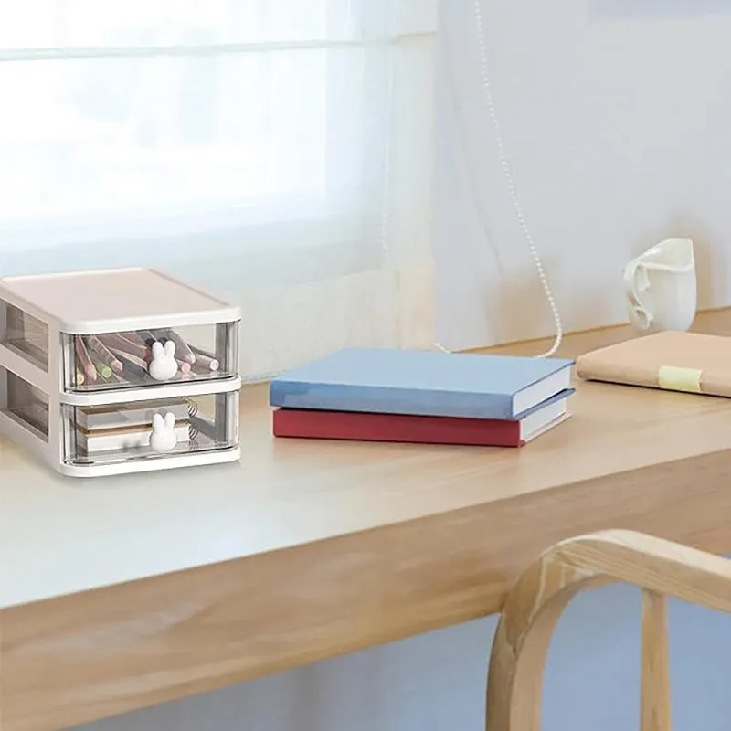 Stowly Two Tier Desk Organiser - White media 4