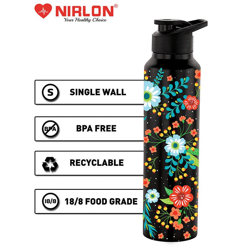 Midnight Bloomia Water Bottle - 1000 mL media 5