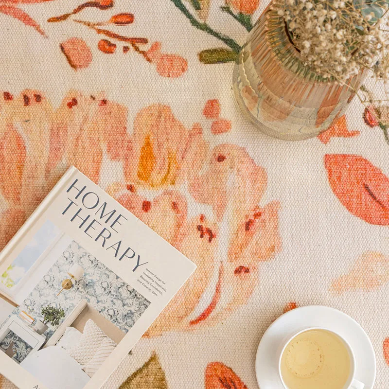 Padhmaja Handwoven Cotton Rug media 7