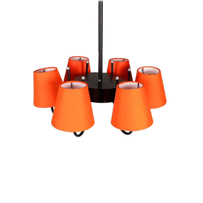 Viya Conical Ceiling Lamp - Orange media 3