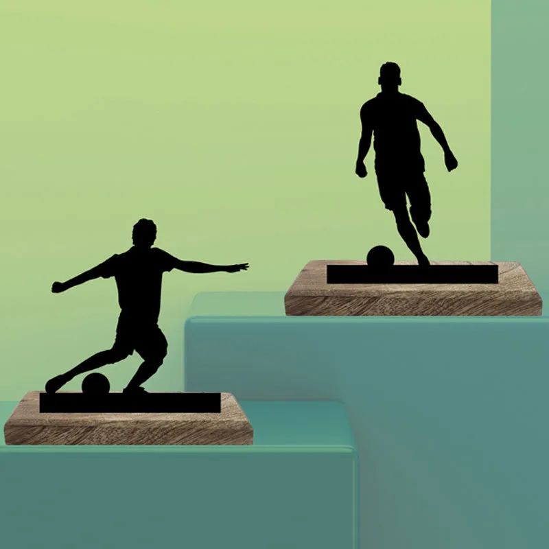 Soccer Duo III Showpiece - Set Of Two media 3