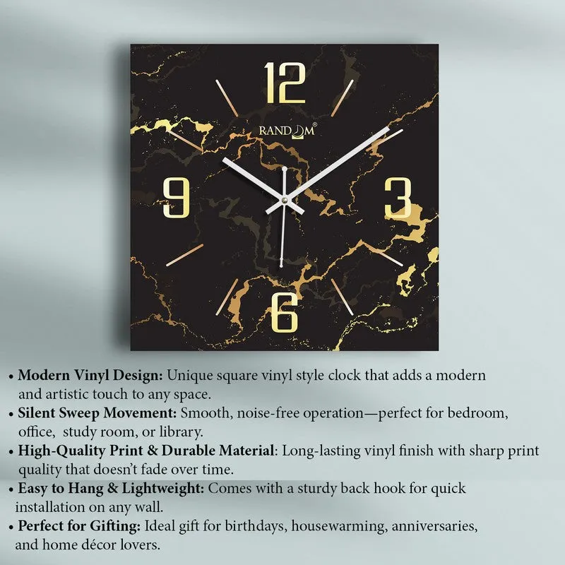 Aurexa Analog Wall Clock - Black media 6