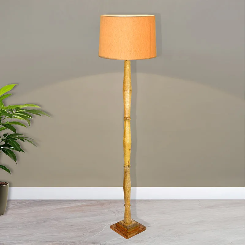 Elfin Bamboo Floor Lamp - Yellow media 2