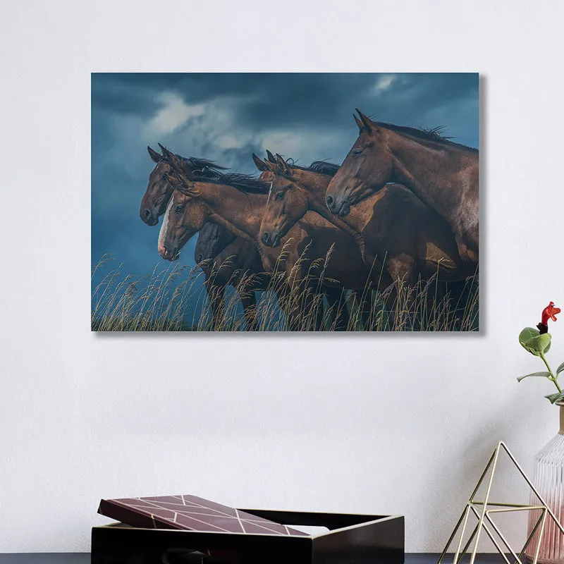 Grazing Horses Wall Art media 1