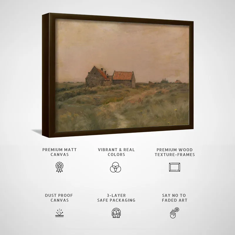 Solitude Wood Wall Art With Frame - Black media 5