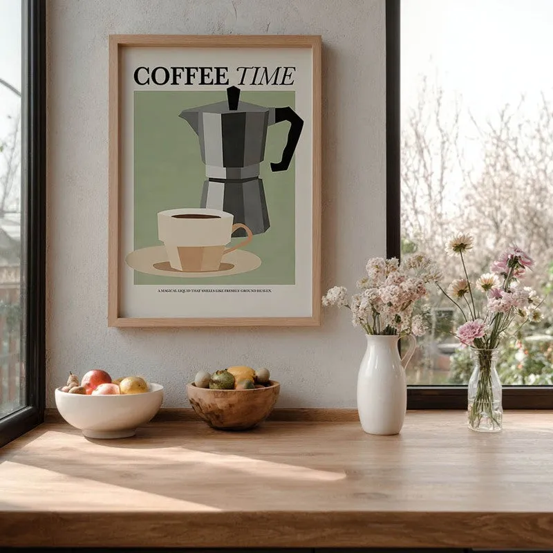 Coffee Bliss Archival Canvas Wall Art - Brown media 7