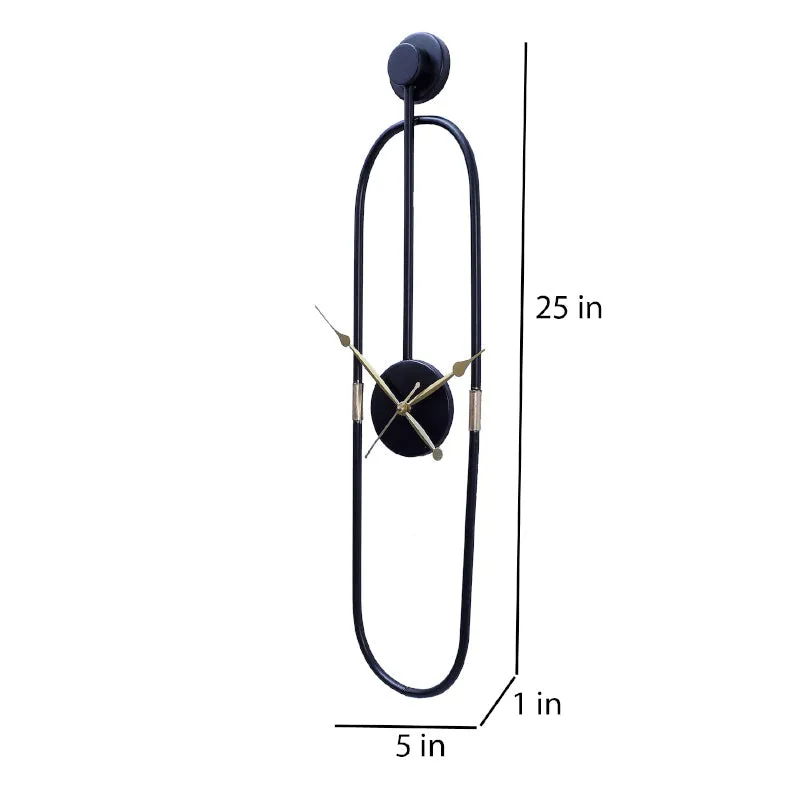 Naoko Wall Clock - Black media 6