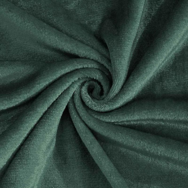 Pristine Charm Warm Woollen Bedsheet (Green) - 150 GSM media 5