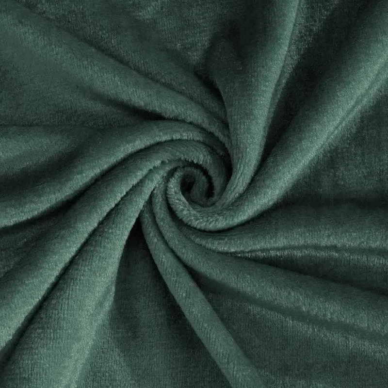 Pristine Charm Warm Woollen Bedsheet (Green) - 150 GSM media 5