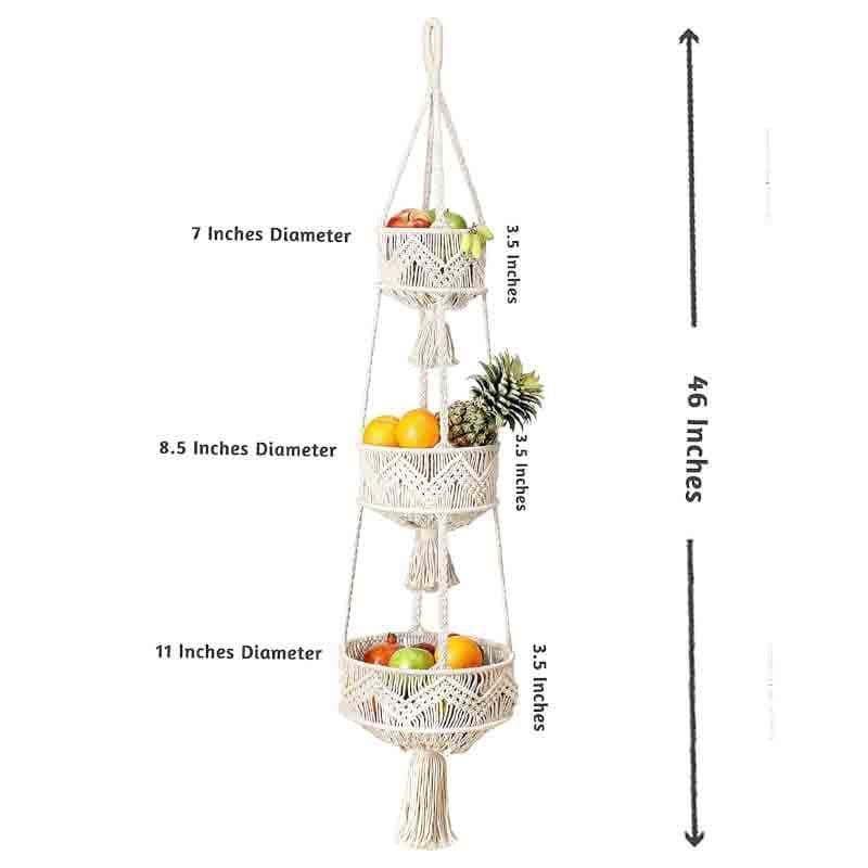 Morii Three -Tier Hanging Cotton Basket media 7
