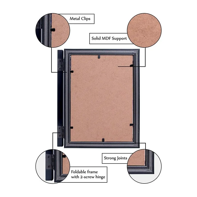 Glint Edge Duo Photo Frame - Black media 4