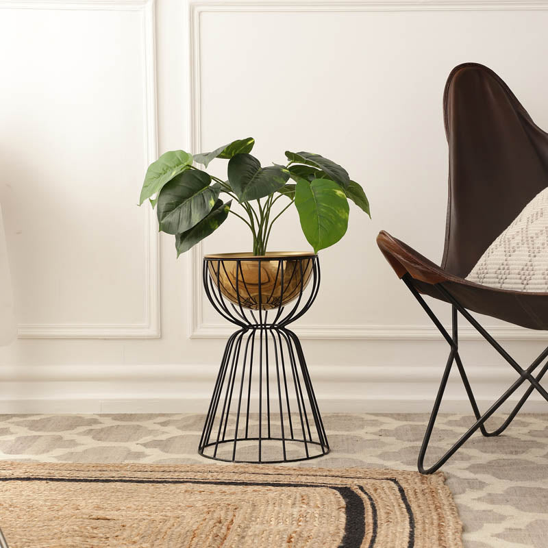 Tejasvi Floor Planter (Gold) - Medium media 2