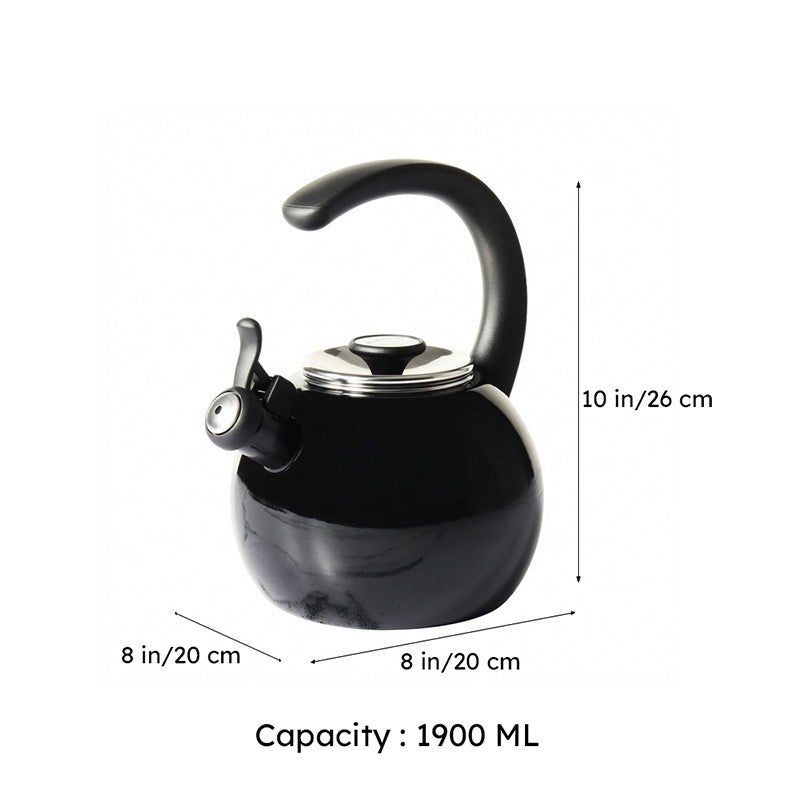 Circulon Stainless Steel Tea Pot (Black) - 1900 ML media 14