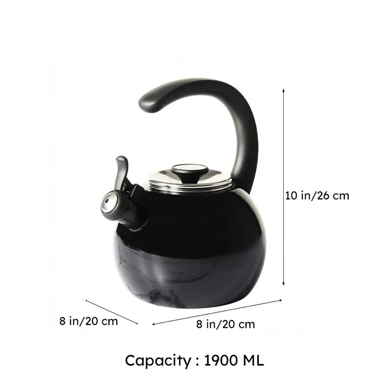 Circulon Stainless Steel Tea Pot (Black) - 1900 ML media 14
