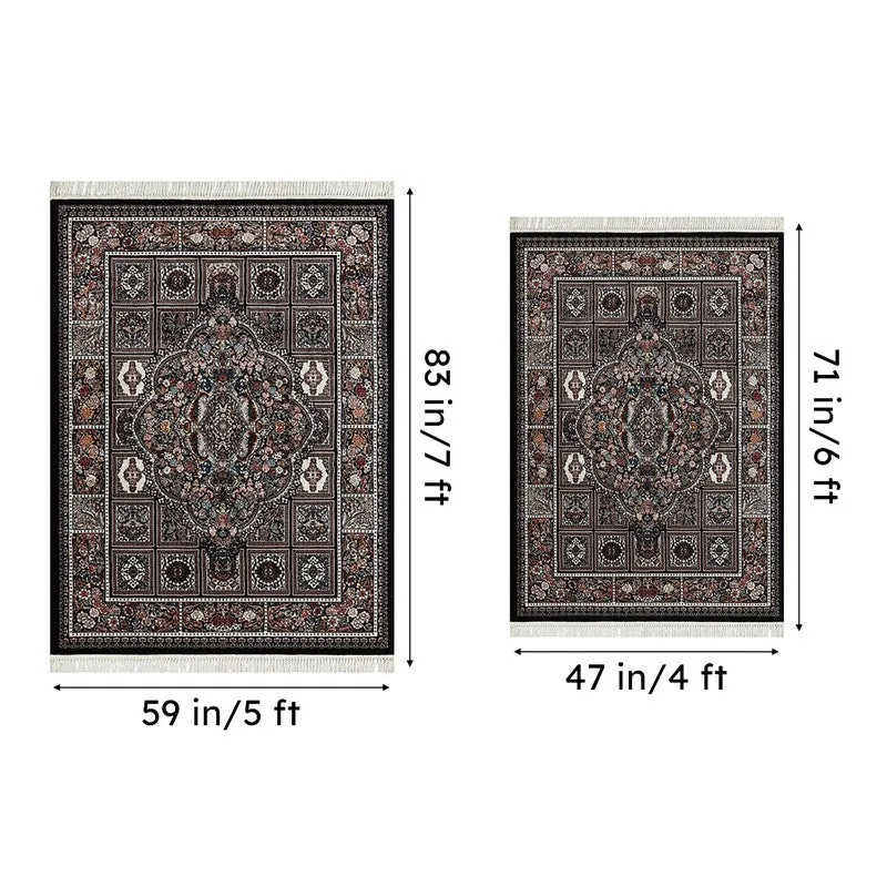 Loomara Artificial Silk Carpet media 8