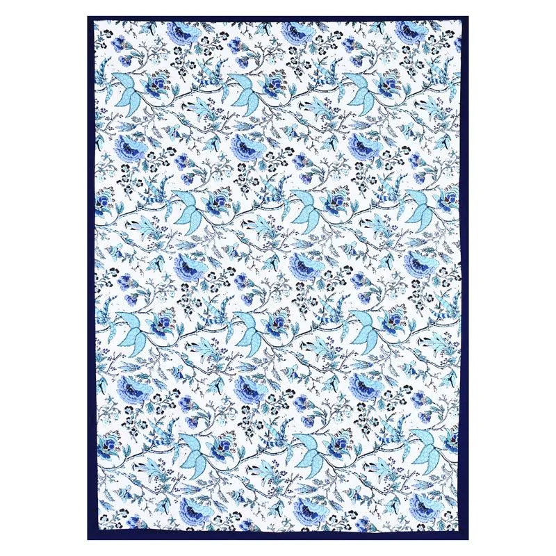 Muhina Rectangular Table Cover (Blue) - Six Seater media 3