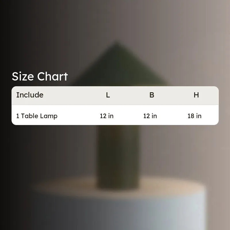 Fig Living Cone Casa Metal Table Lamp - Green media 12
