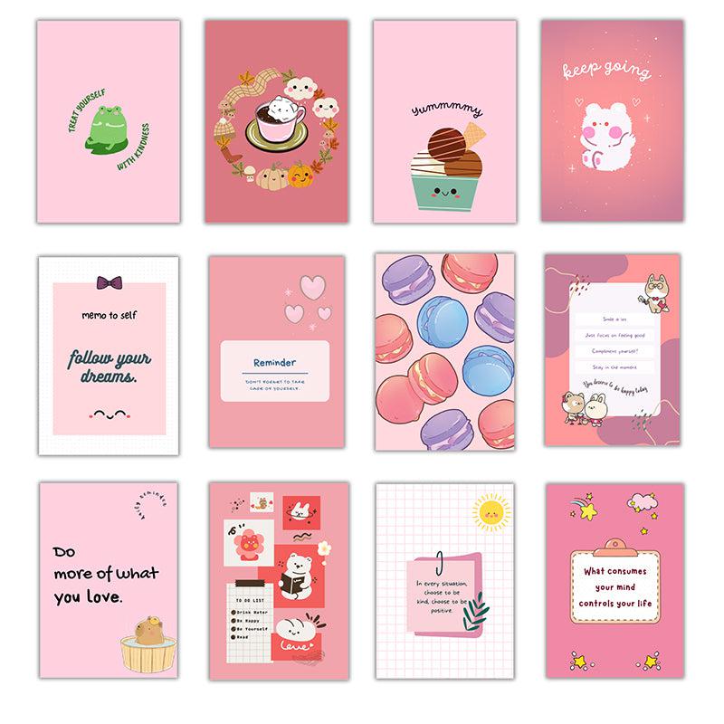 Pink Pastries Wall Poster - Set Of Twelve media 3