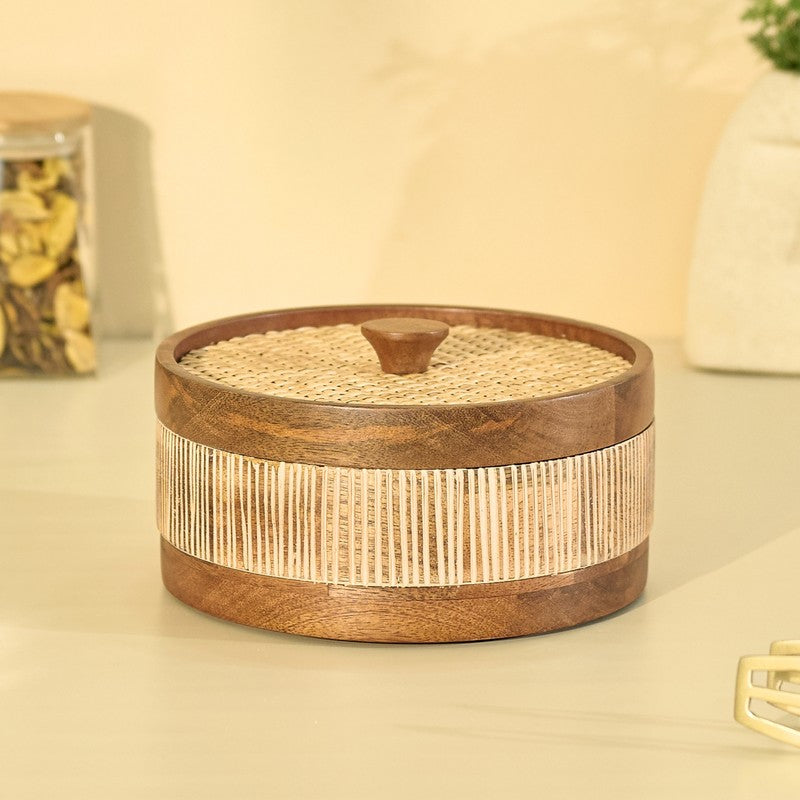Reed Wooden roti Box
