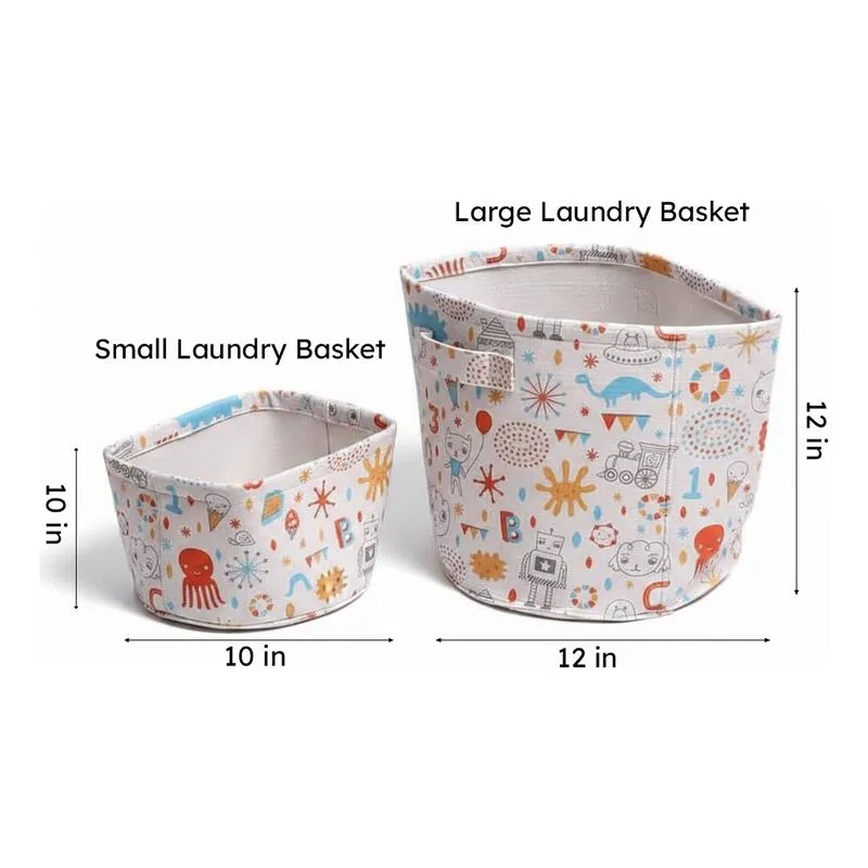 Clear Calm Laundry Basket - Set Of Two media 7