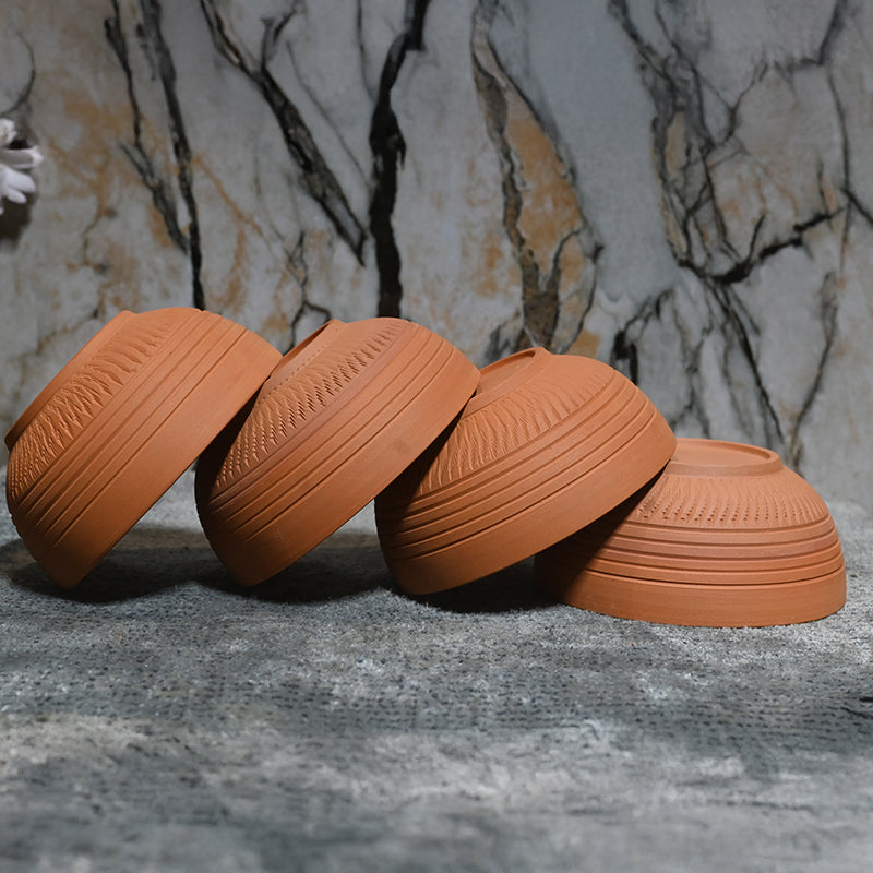 Rhea Terracotta Serving Bowl (220 mL) - Set Of Six media 4