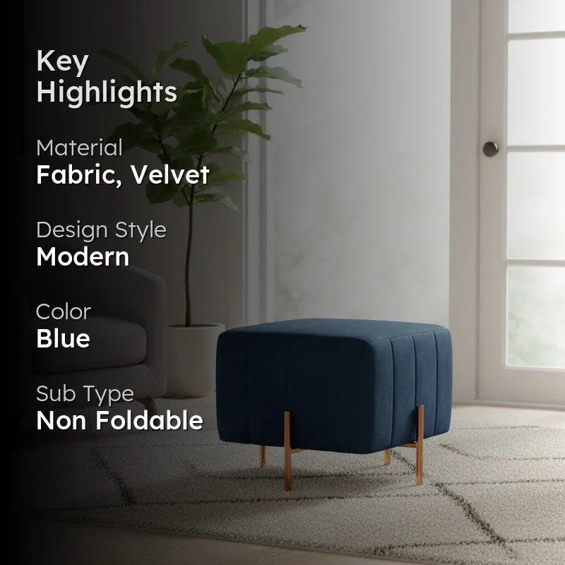 Brixa Restella Ottoman - Blue media 2