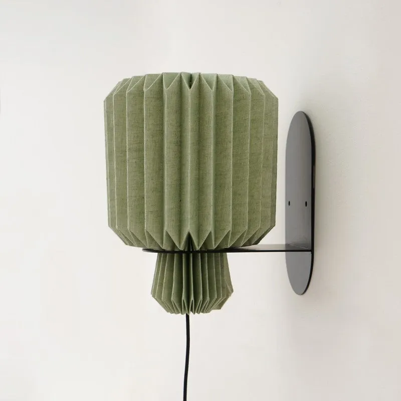 Fig Living Lumi Linen Fold Sconce media 3
