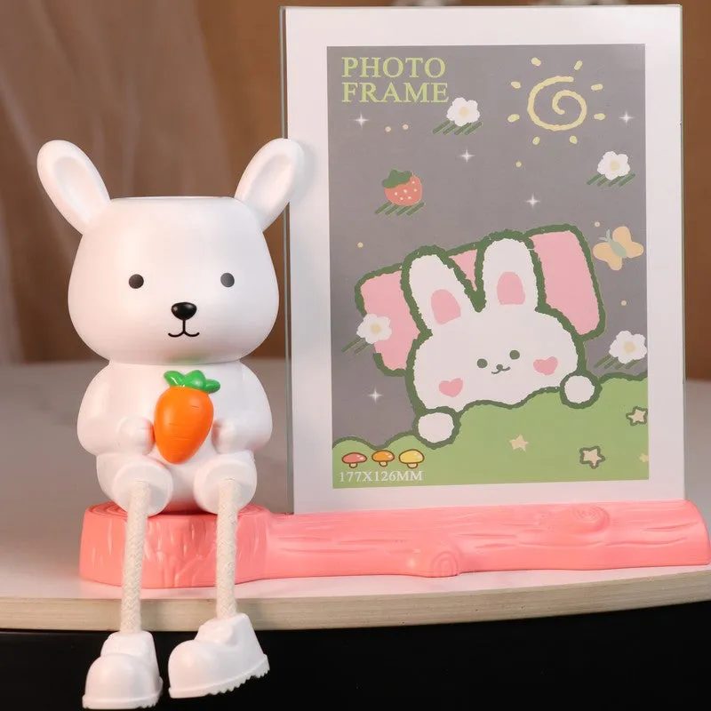 Bunny Bloom Rabbit Photo Frame media 4