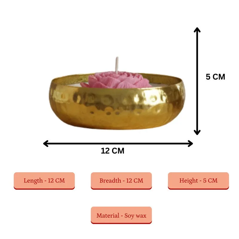 Rosy Cubique Soy Wax Candle media 6
