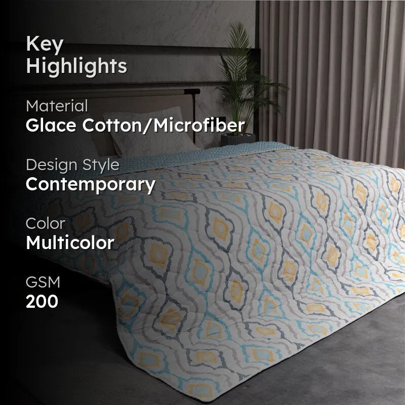 Urban Space Morocco Reversible Comforter - 200 GSM media 2