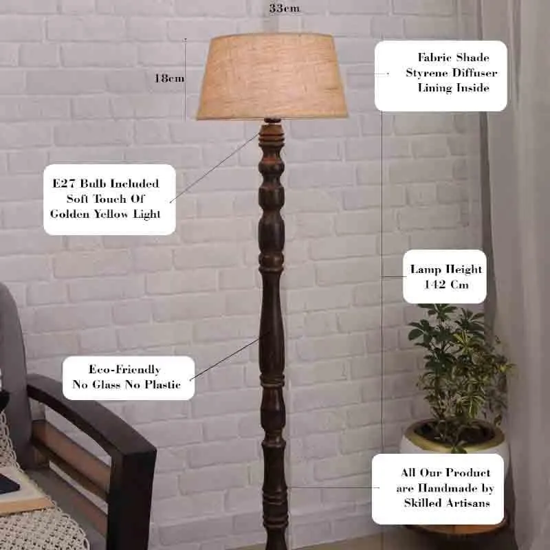 Reverie Floor Lamp - Jute media 6