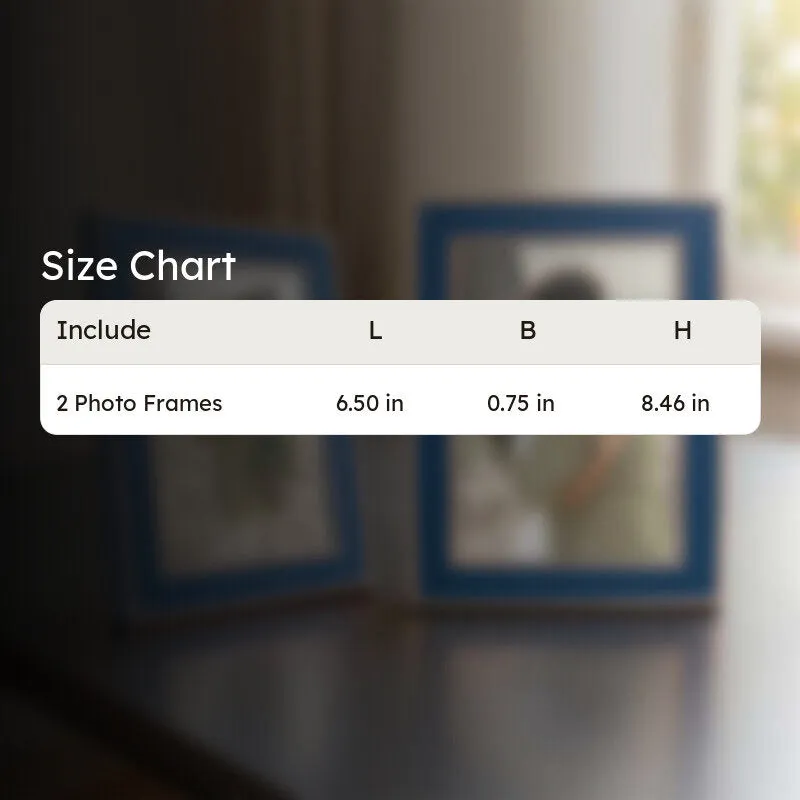 Azure PVC Photo Frames - Set Of Two media 11