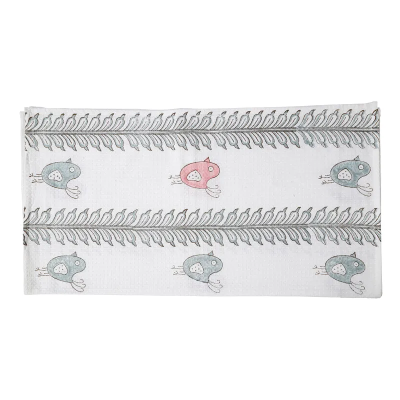 Nirva Floral Waffle Bath Towel media 4