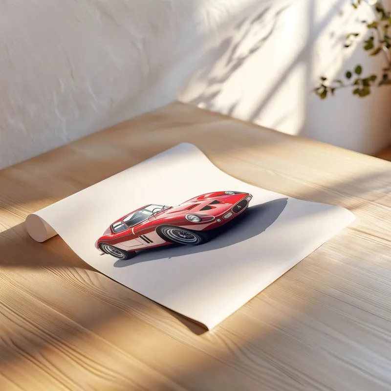 Scarlet Speedster Wall Poster media 6