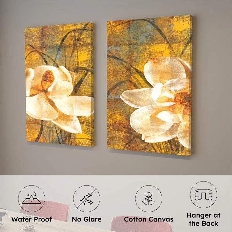 Livo Flora Wall Painting - Set Of Two media 5