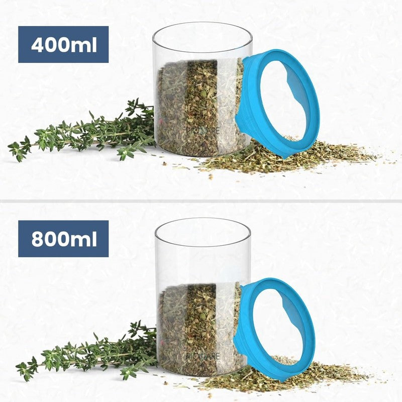 Rioware Pure Stack Borosilicate Glass Jar (400 mL Each) - Set Of Six media 7