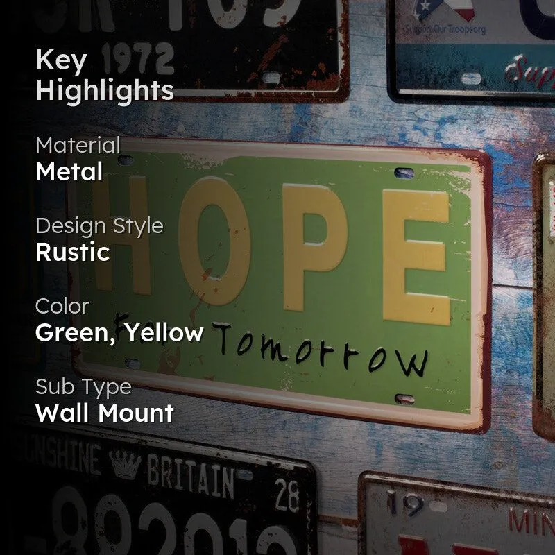 Hope For Tomorrow Metal Wall Accent media 2