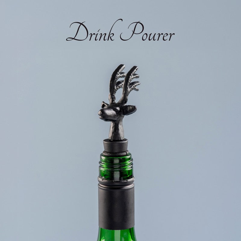 Noir Stag Stainless Steel Pourer - Black media 4