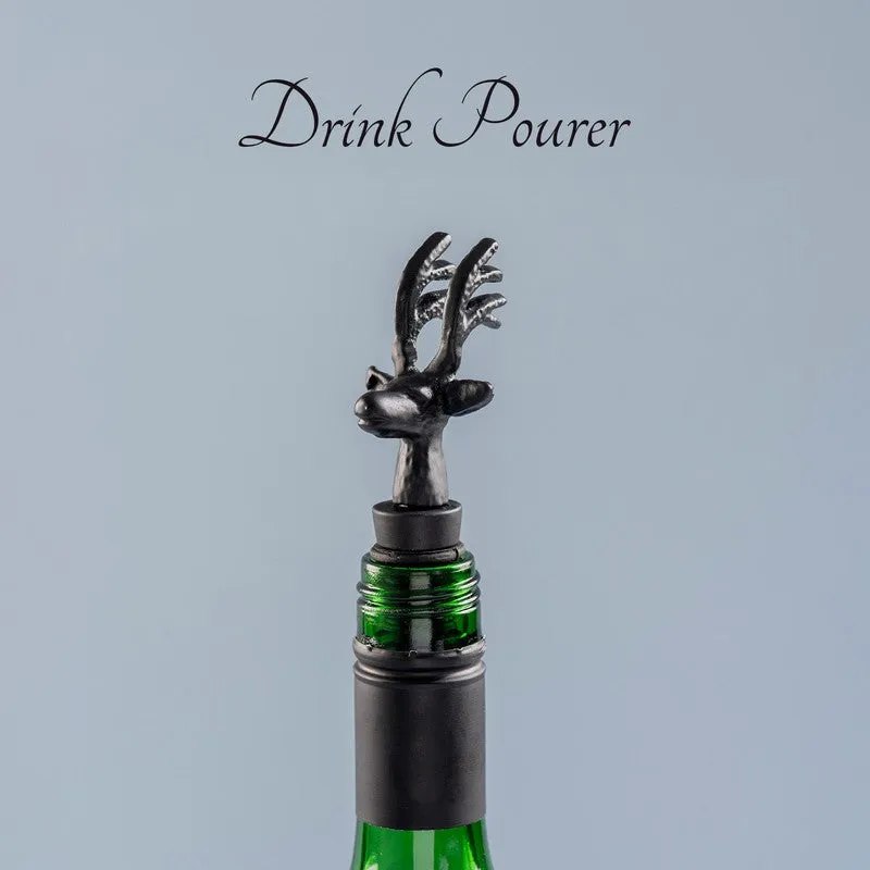 Noir Stag Stainless Steel Pourer - Black media 4
