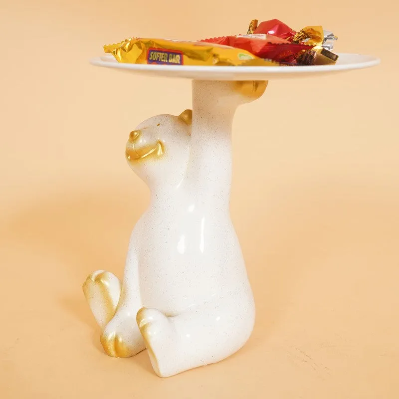 Charming White Rabbit Candle Holder media 7