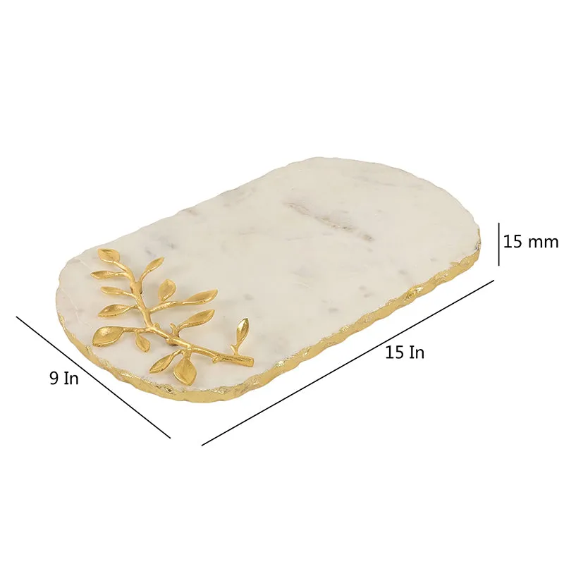 Fernest Oval Marble Platter media 6