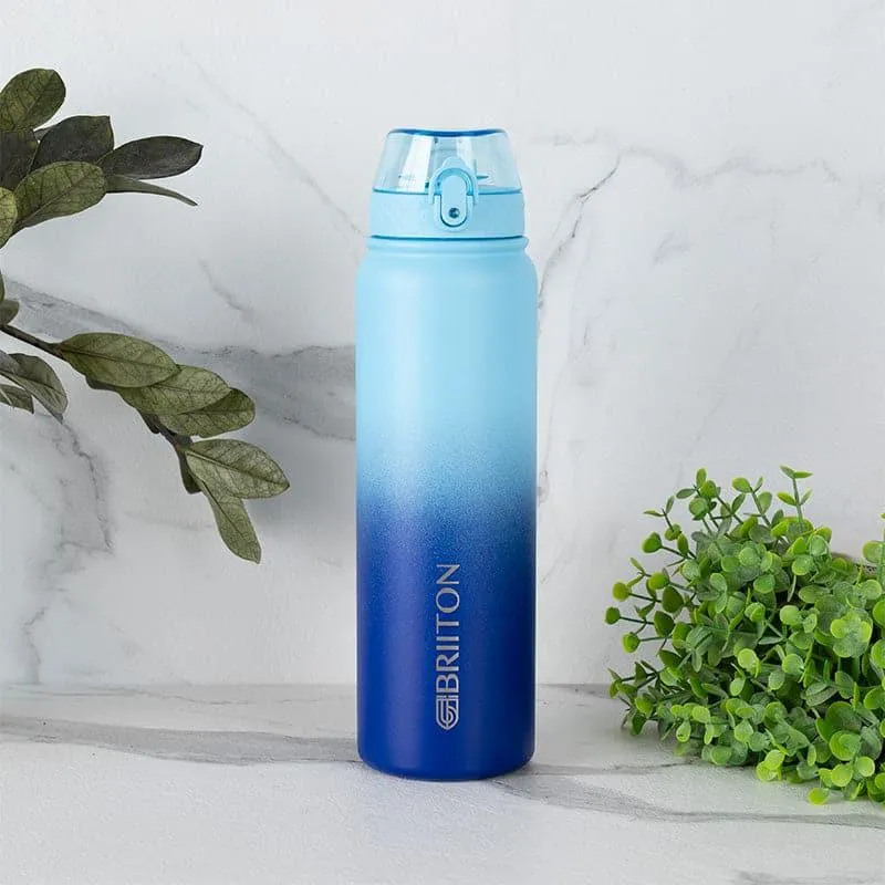 Hydrona Hot & Cold Thermos Water Bottle (Light Blue & Dark Blue) - 1000 mL media 1