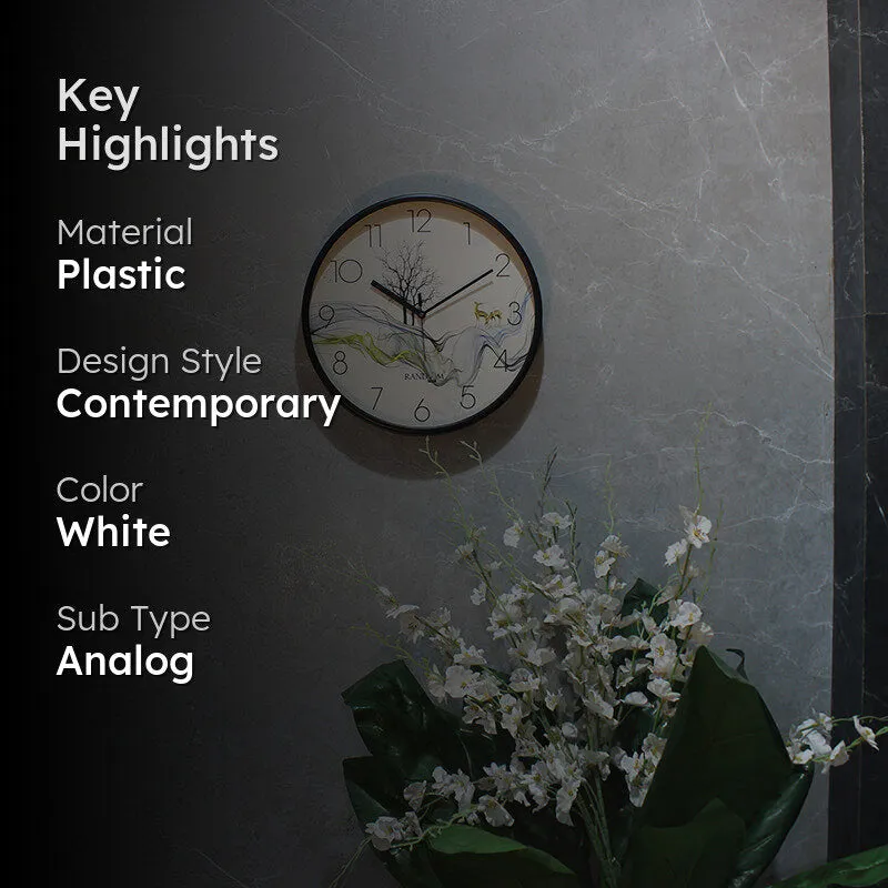 Brush Strokes Wall Clock media 2