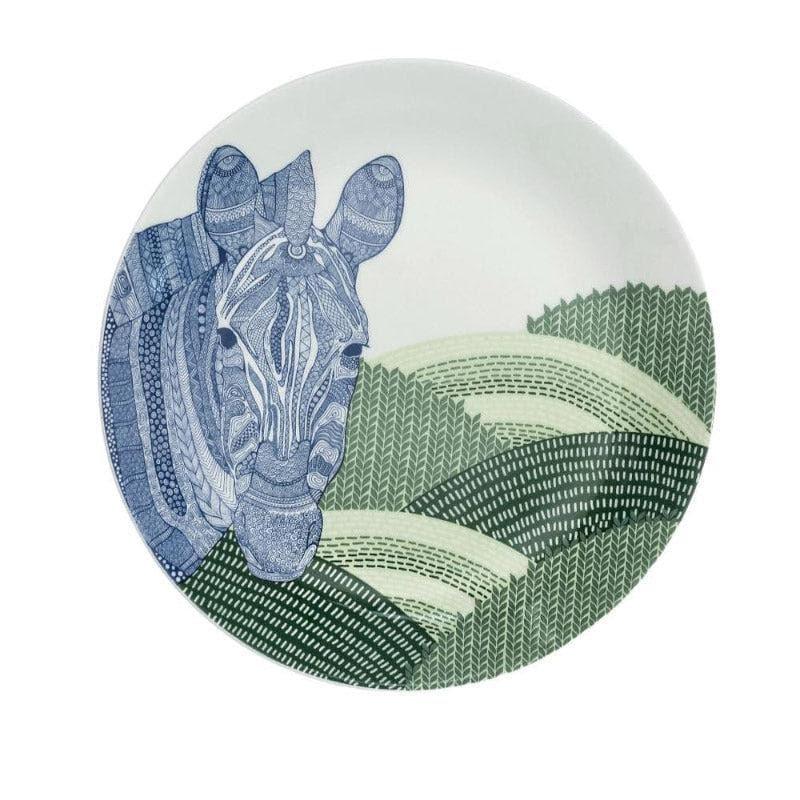 Animal Illustrative Series Wall Plate - Zebra media 3