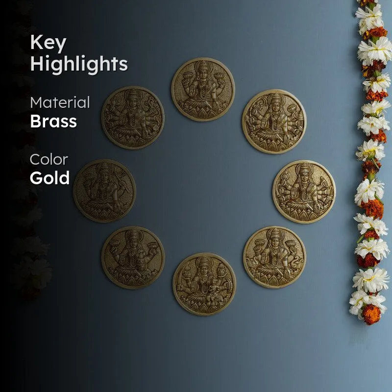 Astha lakshmi Wall Accent - Set Of Eight media 2